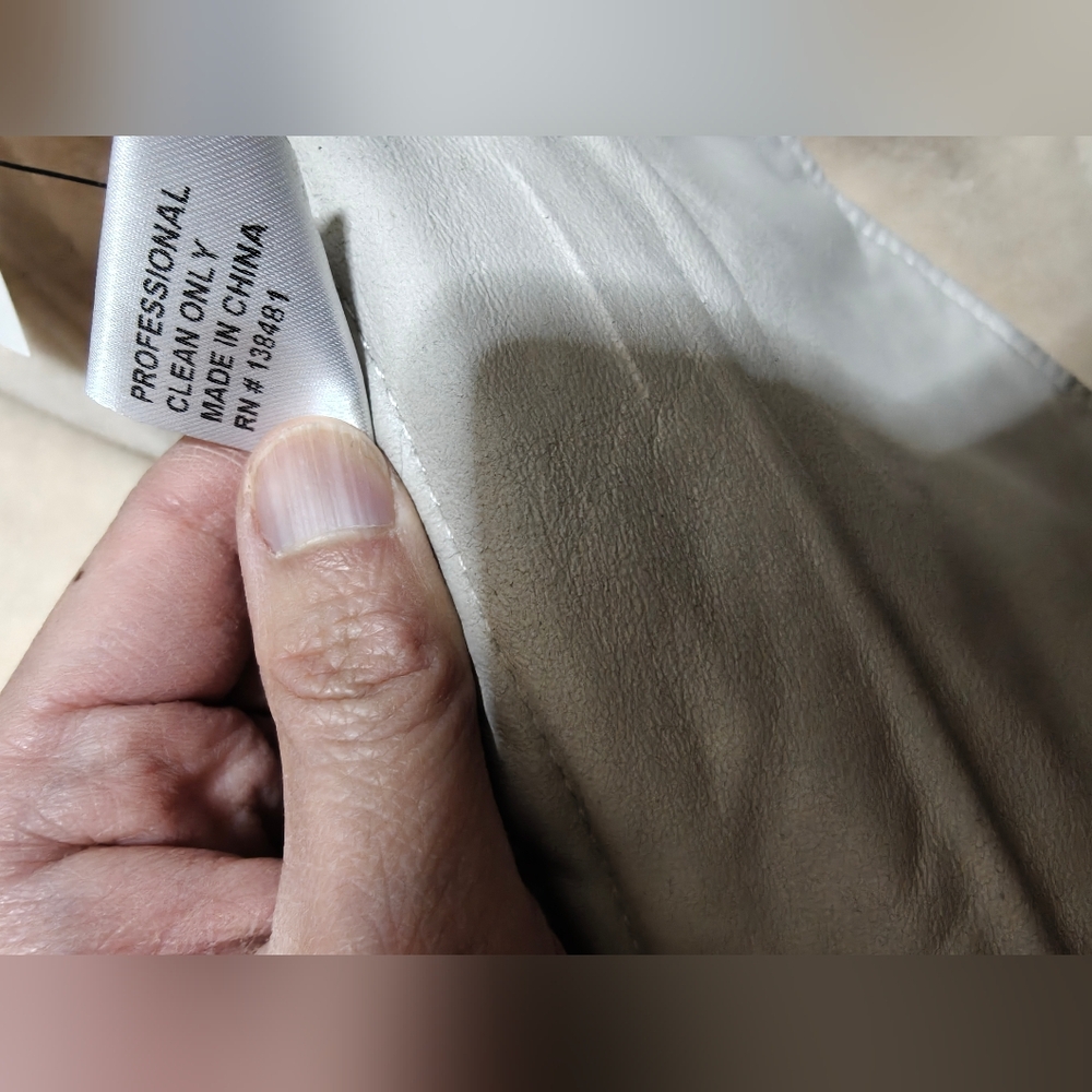 Belle Fare Shearling Fur Moto Vest XS - Picture 8 of 9